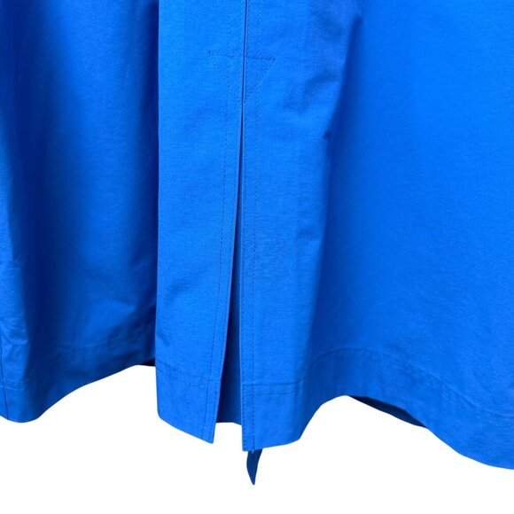 DENNIS BASSO Peacoat Plus Size 3X Blue Womens Jacket Raincoat Preppy Nautical - Picture 11 of 12